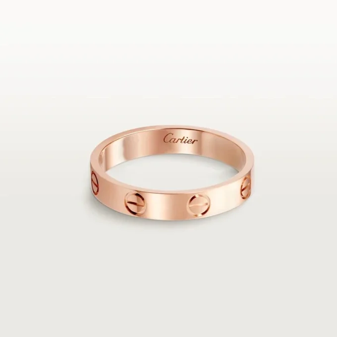 Aliança Love – Ouro rosa – Cartier