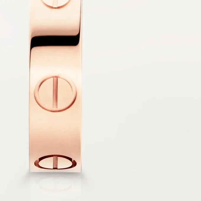 Aliança Love – Ouro rosa – Cartier