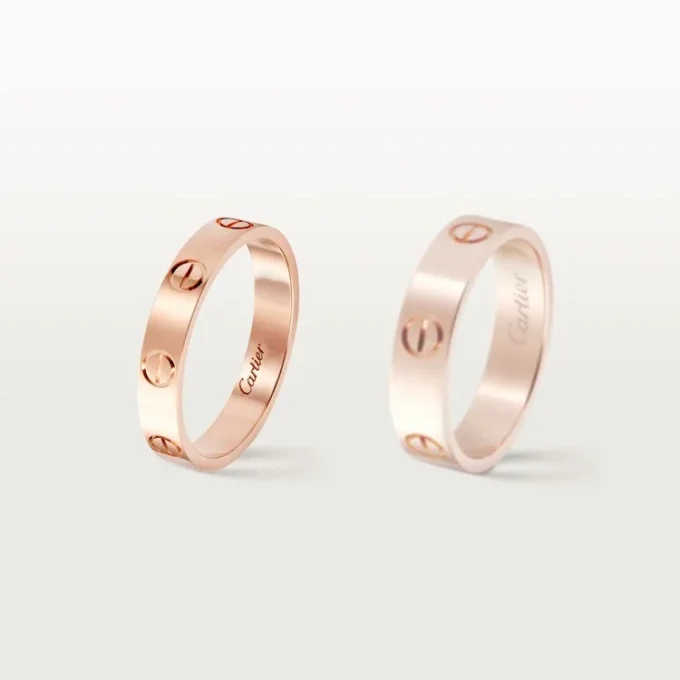 Aliança Love – Ouro rosa – Cartier