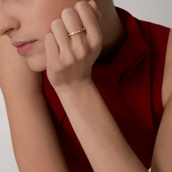 Aliança Maillon Panthere – Ouro Amarelo – Cartier