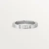 Aliança Maillon Panthere – Ouro Branco, Diamantes – Cartier