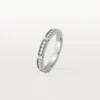 Aliança Maillon Panthere – Ouro Branco, Diamantes – Cartier