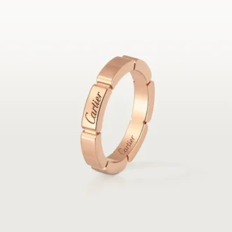 Aliança Maillon Panthere – Ouro rosa – Cartier