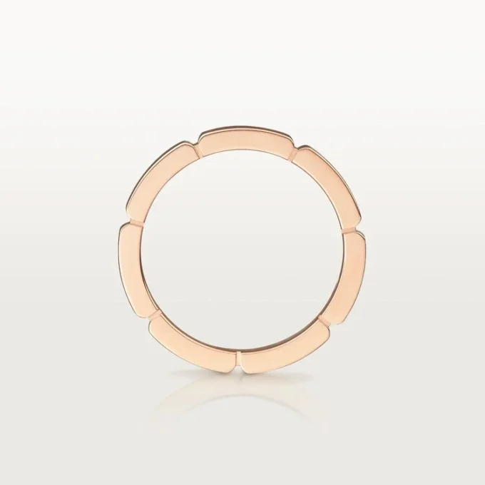 Aliança Maillon Panthere – Ouro rosa – Cartier