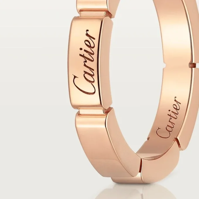 Aliança Maillon Panthere – Ouro rosa – Cartier