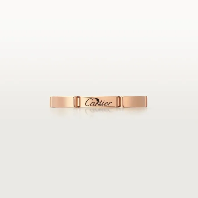 Aliança Maillon Panthere – Ouro rosa – Cartier