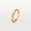 Aliança Maillon Panthere – Ouro rosa, diamantes – Cartier