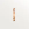 Aliança Maillon Panthere – Ouro rosa, diamantes – Cartier