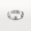 Aliança Trinity – Ouro Branco – Cartier