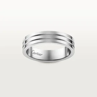 Aliança Trinity – Ouro Branco – Cartier
