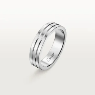 Aliança Trinity – Ouro Branco – Cartier