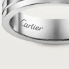 Aliança Trinity – Ouro Branco – Cartier