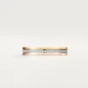 Aliança Trinity – Ouro Branco, Ouro Amarelo, Ouro Rosa, Diamantes – Cartier