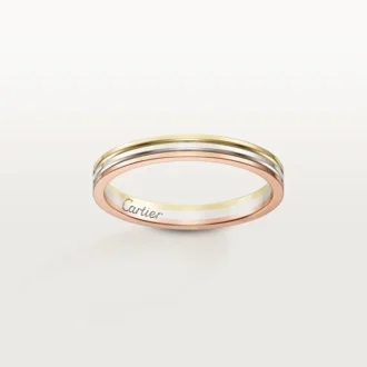 Aliança Trinity – Ouro branco, ouro rosa, ouro amarelo – Cartier