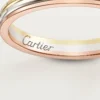 Aliança Trinity – Ouro branco, ouro rosa, ouro amarelo – Cartier