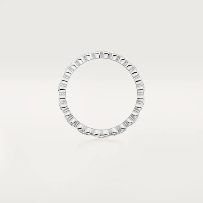 Anel Broderie De Cartier, Três Filas, Diamantes