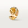 Anel Cartier Libre Polymorph, Calcedônia, Diamantes