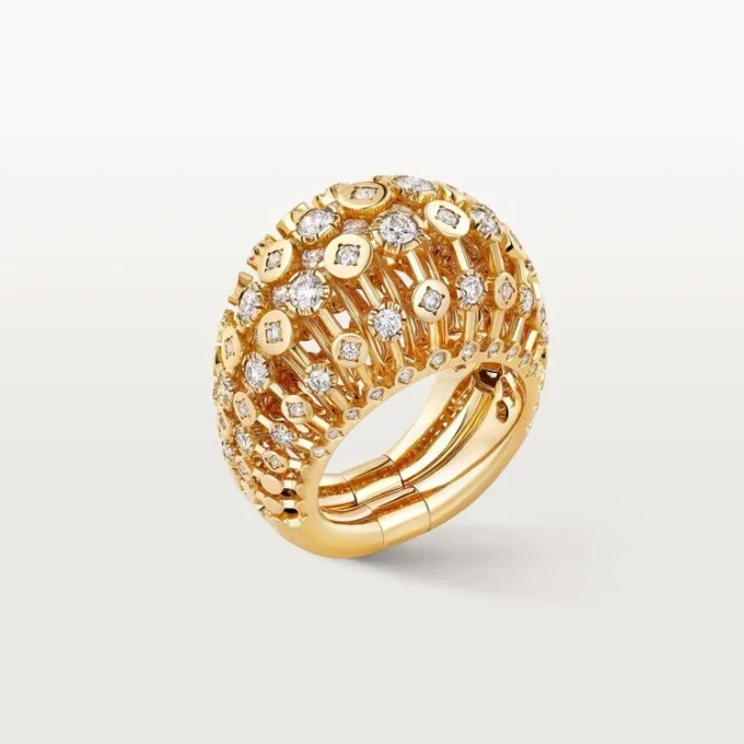 Anel Cartier Libre Polymorph, transformável, diamantes