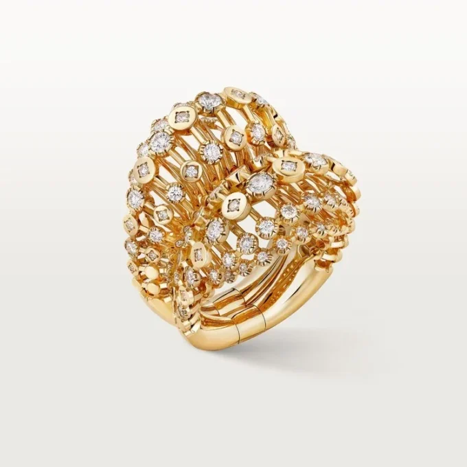 Anel Cartier Libre Polymorph, transformável, diamantes