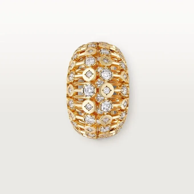Anel Cartier Libre Polymorph, transformável, diamantes