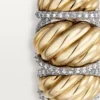 Anel Cartier Libre Tressage, Diamantes