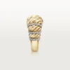 Anel Cartier Libre Tressage, Diamantes