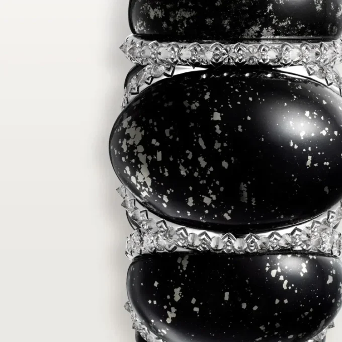 Anel Cartier Libre Tressage, Metaquartzite, Diamantes