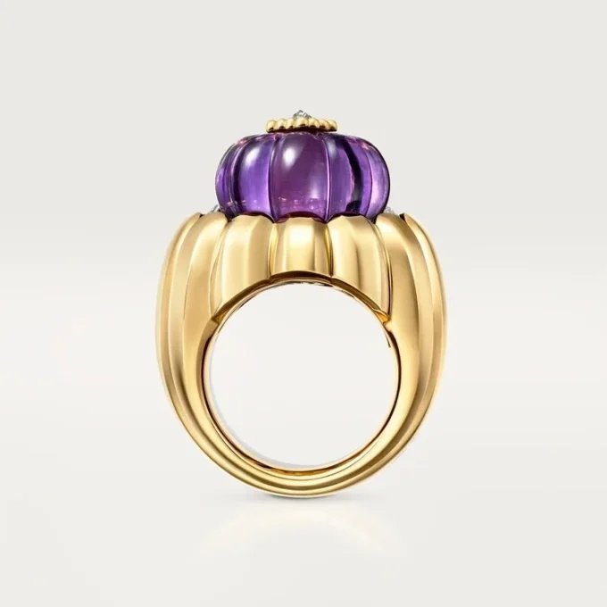 Anel Cartier Libre Tuttitutti, Ametista, Diamantes