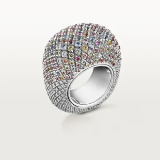 Anel Cartier Libre Tuttitutti, safiras Umba, diamantes