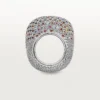 Anel Cartier Libre Tuttitutti, safiras Umba, diamantes