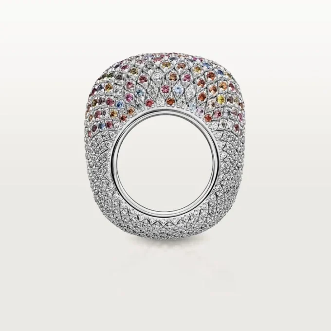 Anel Cartier Libre Tuttitutti, safiras Umba, diamantes