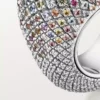 Anel Cartier Libre Tuttitutti, safiras Umba, diamantes