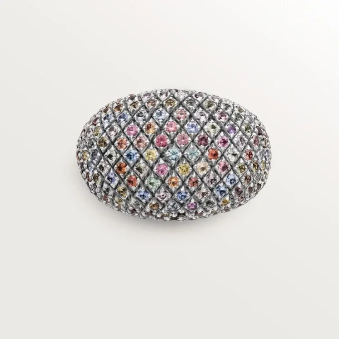 Anel Cartier Libre Tuttitutti, safiras Umba, diamantes
