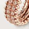 Anel Clash De Cartier, Dupla Fila, Pavé