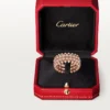 Anel Clash De Cartier, Dupla Fila, Pavé