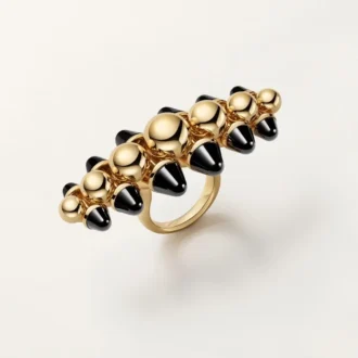 Anel Clash De Cartier, Modelo Extragrande, Ônix