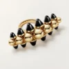 Anel Clash De Cartier, Modelo Extragrande, Ônix
