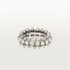 Anel Clash De Cartier Modelo Médio – Ouro Branco – Cartier