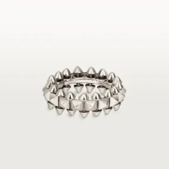 Anel Clash De Cartier Modelo Médio – Ouro Branco – Cartier