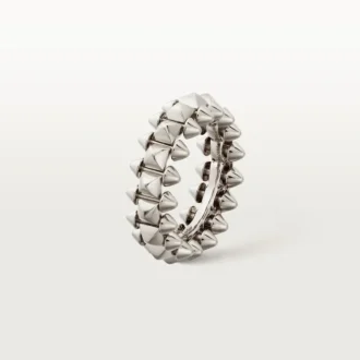 Anel Clash De Cartier Modelo Médio – Ouro Branco – Cartier