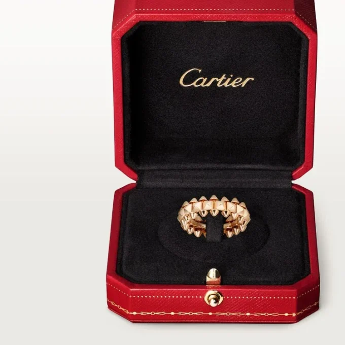 Anel Clash De Cartier Modelo Médio – Ouro Rosa – Cartier