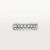 Anel Clash De Cartier Modelo Pequeno – Ouro Branco – Cartier