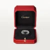 Anel Clash De Cartier Modelo Pequeno – Ouro Branco – Cartier