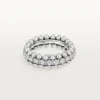 Anel Clash De Cartier, modelo pequeno, pavé