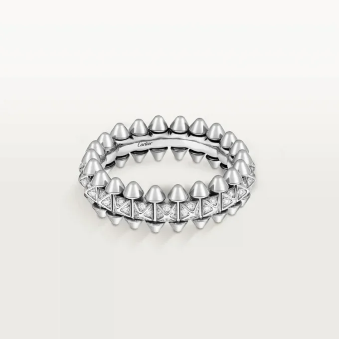 Anel Clash De Cartier, modelo pequeno, pavé