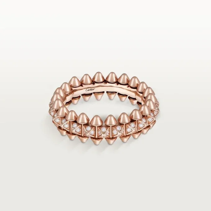 Anel Clash De Cartier, modelo pequeno, pavé