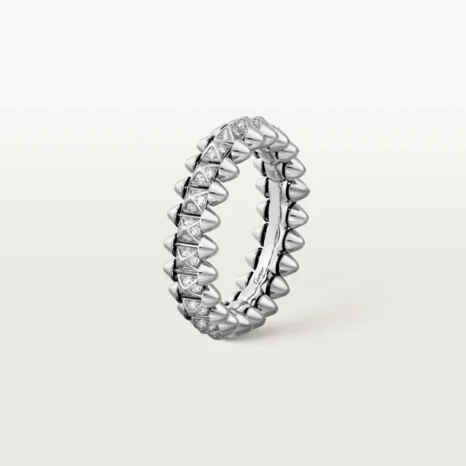 Anel Clash De Cartier, modelo pequeno, pavé