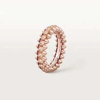 Anel Clash De Cartier, modelo pequeno, pavé