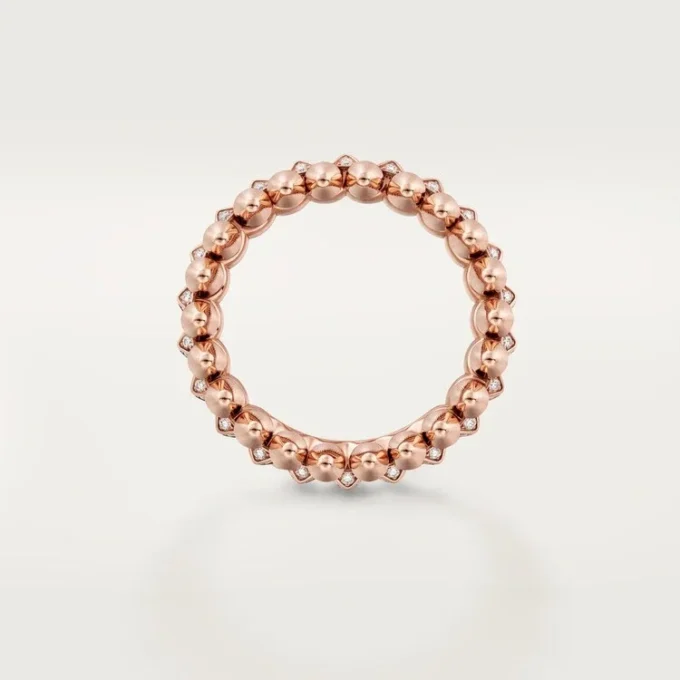 Anel Clash De Cartier, modelo pequeno, pavé