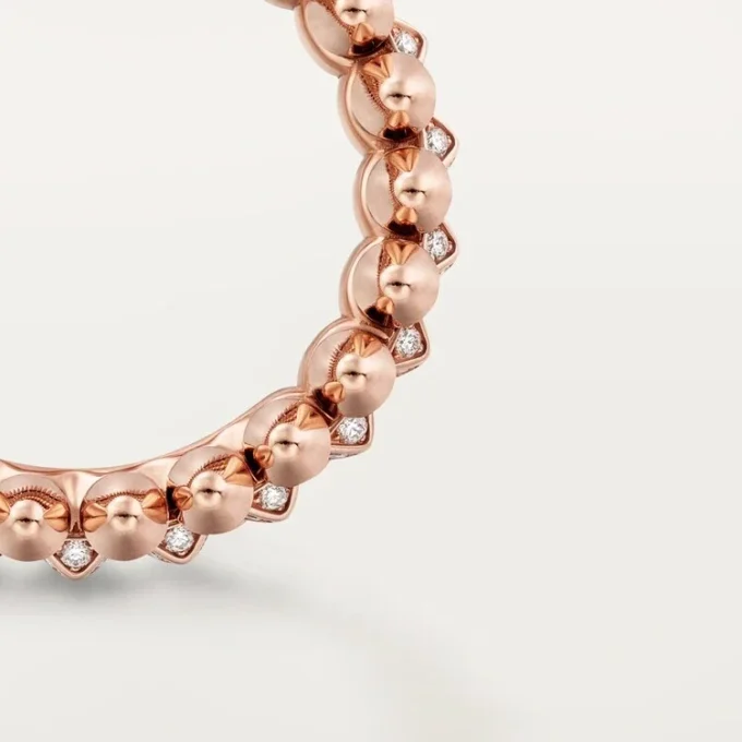 Anel Clash De Cartier, modelo pequeno, pavé